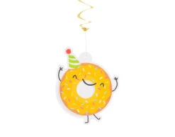 Donut Hangdecoratie 85cm 3st -Feestartikelen Winkel donut hangdecoratie 85cm 3st 3