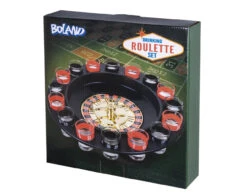 Drankspel Roulette Rad 30cm, 16 Shotglaasjes En 2 Balletjes -Feestartikelen Winkel drankspel roulette rad 30cm 16 shotglaasjes en 2 b 1