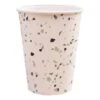 Eco Paper Cups Terrazzo -Feestartikelen Winkel eco paper cups terrazzo