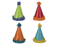 Feesthoedjes Mini 10,2cm 8st