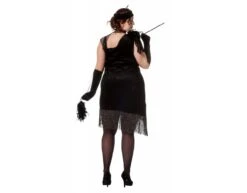 Flapper Jurk Zwart -Feestartikelen Winkel flapper jurk zwart 2