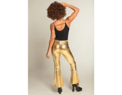 Flarebroek Goud M -Feestartikelen Winkel flarebroek goud m 2