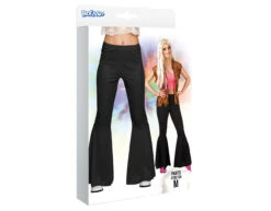 Flarebroek Zwart M -Feestartikelen Winkel flarebroek zwart m 2