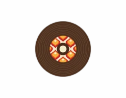 Flower Power Deurbord 50cm -Feestartikelen Winkel flower power deurbord 50cm 1