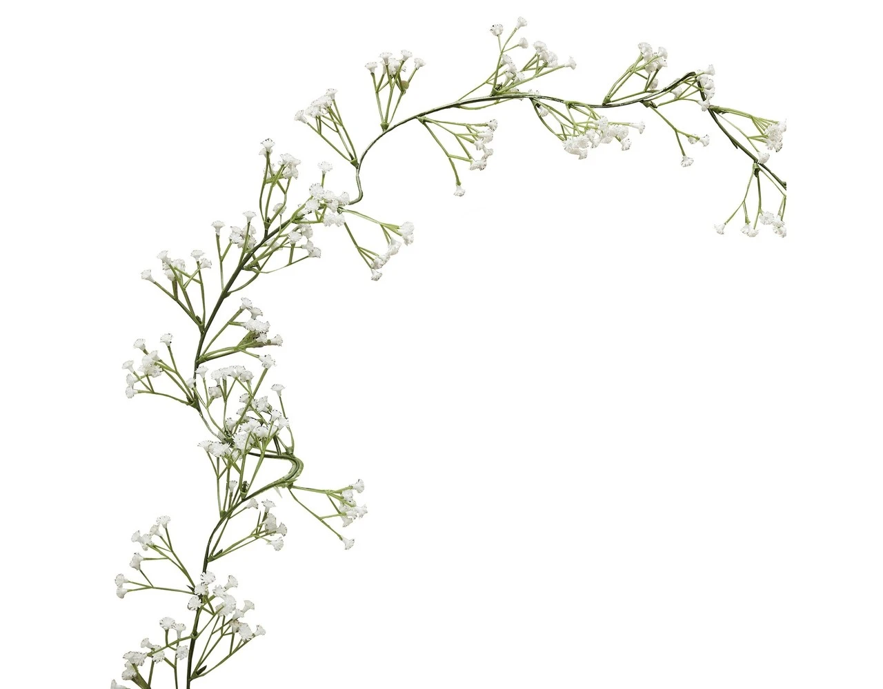 Foliage Garland White Gypsophila 3 Foliage Garland White Gypsophila