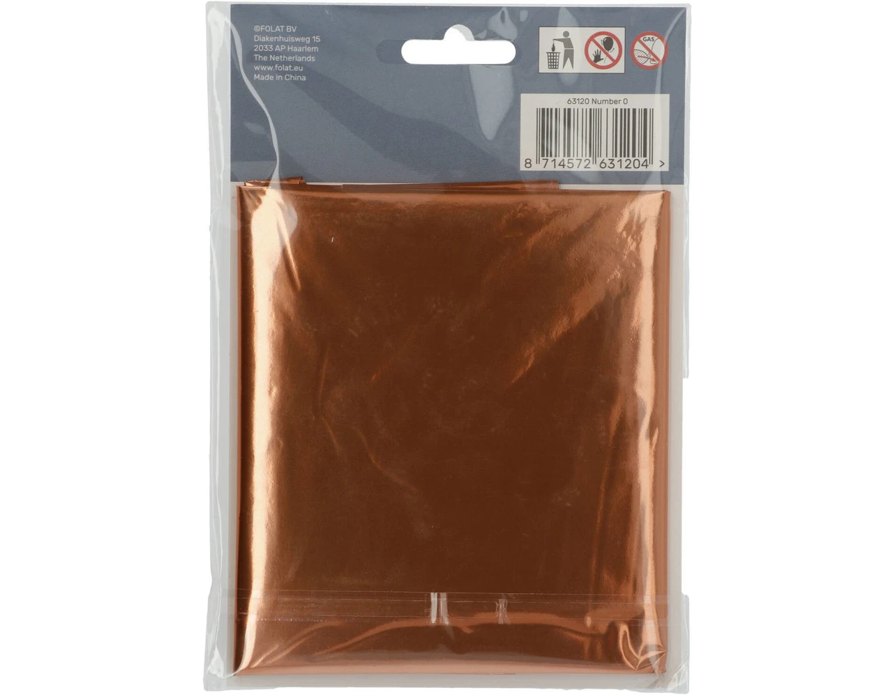 Folie Ballon Cijfer 0 Brons XL 86cm Leeg 5 Folie Ballon Cijfer 0 Brons XL 86cm Leeg - Afbeelding 3