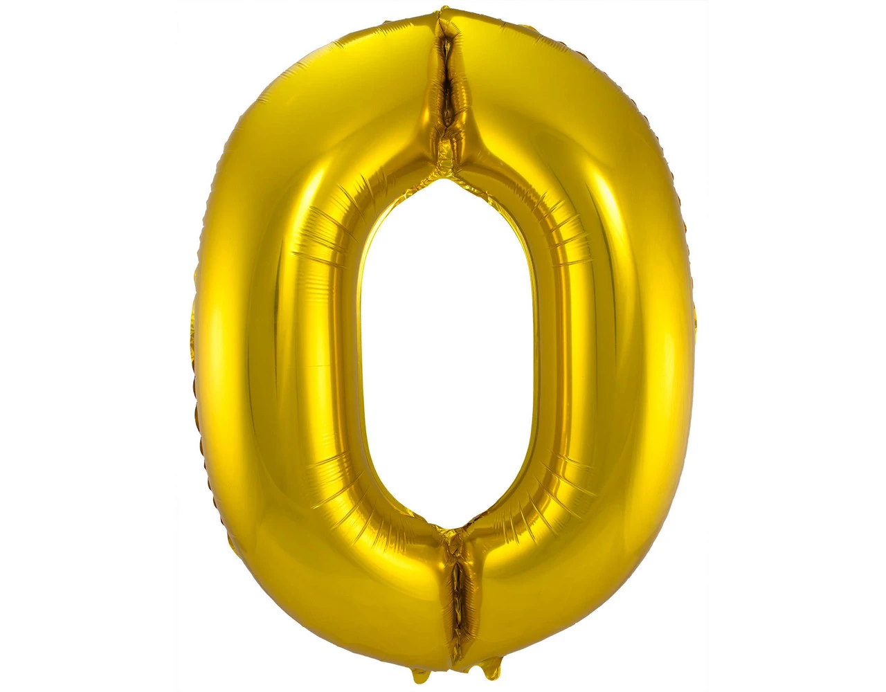Folie Ballon Cijfer 0 Goud Metallic XL 86cm Leeg 3 Folie Ballon Cijfer 0 Goud Metallic XL 86cm Leeg