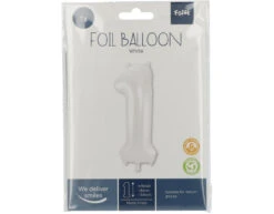 Folie Ballon Cijfer 1 Mat Wit XL 86cm Leeg 6 Folie Ballon Cijfer 1 Mat Wit XL 86cm Leeg -Feestartikelen Winkel folie ballon cijfer 1 mat wit xl 86cm leeg 1