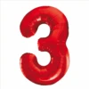 Folie Ballon Cijfer 3 Rood XL 86cm Leeg 1 Folie Ballon Cijfer 3 Rood XL 86cm Leeg -Feestartikelen Winkel folie ballon cijfer 3 rood xl 86cm leeg