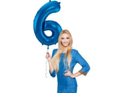 Folie Ballon Cijfer 6 Blauw Metallic XL 86cm Leeg 7 Folie Ballon Cijfer 6 Blauw Metallic XL 86cm Leeg -Feestartikelen Winkel folie ballon cijfer 6 blauw metallic xl 86cm leeg 1