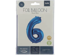 Folie Ballon Cijfer 6 Blauw Metallic XL 86cm Leeg 8 Folie Ballon Cijfer 6 Blauw Metallic XL 86cm Leeg -Feestartikelen Winkel folie ballon cijfer 6 blauw metallic xl 86cm leeg 2