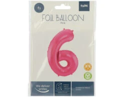 Folie Ballon Cijfer 6 Mat Roze XL 86cm Leeg 8 Folie Ballon Cijfer 6 Mat Roze XL 86cm Leeg -Feestartikelen Winkel folie ballon cijfer 6 mat roze xl 86cm leeg 2