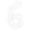 Folie Ballon Cijfer 6 Mat Wit XL 86cm Leeg 1 Folie Ballon Cijfer 6 Mat Wit XL 86cm Leeg -Feestartikelen Winkel folie ballon cijfer 6 mat wit xl 86cm leeg