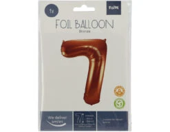 Folie Ballon Cijfer 7 Brons XL 86cm Leeg 6 Folie Ballon Cijfer 7 Brons XL 86cm Leeg -Feestartikelen Winkel folie ballon cijfer 7 brons xl 86cm leeg 1