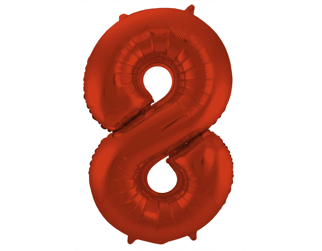 Folie Ballon Cijfer 8 Mat Rood XL 86cm Leeg 3 Folie Ballon Cijfer 8 Mat Rood XL 86cm Leeg