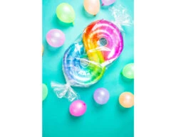 Folie Ballon Cijfer 8 Regenboog XL 81cm Leeg -Feestartikelen Winkel folie ballon cijfer 8 regenboog xl 81cm leeg 3