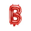 Folie Ballon Letter B Rood Leeg 35cm