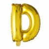 Folie Ballon Letter D Goud XL 102cm Leeg -Feestartikelen Winkel folie ballon letter d goud xl 102cm leeg