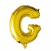 Folie Ballon Letter G Goud XL 102cm Leeg -Feestartikelen Winkel folie ballon letter g goud xl 102cm leeg
