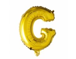Folie Ballon Letter G Goud XL 102cm Leeg