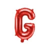 Folie Ballon Letter G Rood Leeg 35cm -Feestartikelen Winkel folie ballon letter g rood leeg 35cm