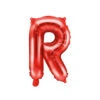 Folie Ballon Letter R Rood Leeg 35cm -Feestartikelen Winkel folie ballon letter r rood leeg 35cm