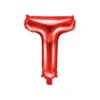 Folie Ballon Letter T Rood Leeg 35cm -Feestartikelen Winkel folie ballon letter t rood leeg 35cm