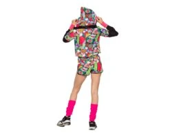 Fout Trainingspak Pop-Art Kort Dames -Feestartikelen Winkel fout trainingspak pop art kort dames 2