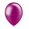 Fuchsia Ballonnen Metallic 25cm 10st -Feestartikelen Winkel fuchsia ballonnen metallic 25cm 10st