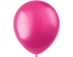 Fuchsia Ballonnen Metallic Fuchsia Pink 33cm 50st