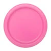 Fuchsia Borden Rond 17,5cm 8st -Feestartikelen Winkel fuchsia borden rond 175cm 8st
