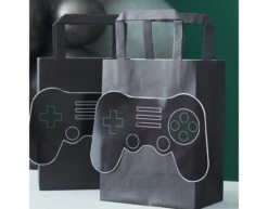 Gaming Party Uitdeeltasjes 20cm 5st -Feestartikelen Winkel gaming party uitdeeltasjes 20cm 5st 2