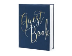 Gastenboek Blauw 24,5cm