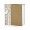 Gastenboek Kraft Kant 20,5cm