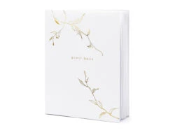 Gastenboek Wit 24,5cm