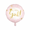 Geboorte Helium Ballon It'S A Girl Leeg 45cm -Feestartikelen Winkel geboorte helium ballon its a girl leeg 45cm