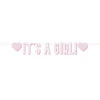 Geboorte Letterslinger It's A Girl 1,58m -Feestartikelen Winkel geboorte letterslinger its a girl 158m