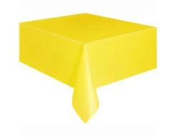 Geel Tafelkleed Plastic 2,74m