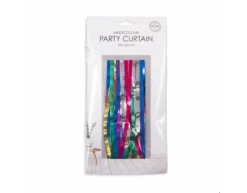 Gekleurd Deurgordijn Folie 2,4m -Feestartikelen Winkel gekleurd deurgordijn folie 24m 2