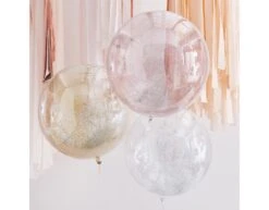 Gekleurde Ballonnen Metallic Glitter 45cm 3st -Feestartikelen Winkel gekleurde ballonnen metallic glitter 45cm 3st 2