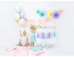 Gekleurde Feesthoedjes Pastel 16cm 6st -Feestartikelen Winkel gekleurde feesthoedjes pastel 16cm 6st 8