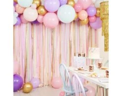 Gekleurde Hangdecoratie Slinger Met Ballonnen 3m -Feestartikelen Winkel gekleurde hangdecoratie slinger met ballonnen 3m 3