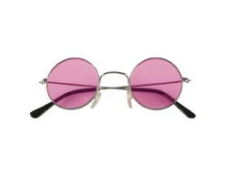 Gekleurde Hippie Bril 3st -Feestartikelen Winkel gekleurde hippie bril 3st 2