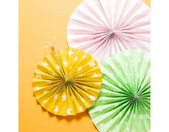 Gekleurde Honeycombs Eco 3st -Feestartikelen Winkel gekleurde honeycombs eco 3st 2