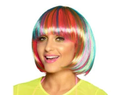 Gekleurde Pruik Pebbles