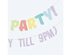 Gekleurde Slinger Let'S Party! 2m -Feestartikelen Winkel gekleurde slinger lets party 2m 2