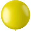 Gele Ballon Metallic Zesty Yellow 80cm -Feestartikelen Winkel gele ballon metallic zesty yellow 80cm