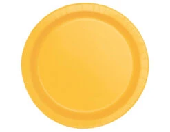 Gele Borden 18cm 20st