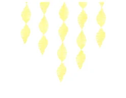 Gele Slinger Crepe Franje 3m