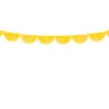 Gele Slingers Crepe Franje Rond XL 3m -Feestartikelen Winkel gele slingers crepe franje rond xl 3m